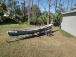 Canoe, motor, trailer