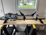 Thule Roof Rack System and 2 Kayak Carriers
