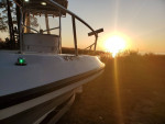 Indestructible Triumph 22' center console with Honda Motor