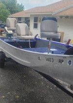 1976 Lowe Line w/1993 Boat Trailer