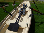 Little River Marine 18' Heritage 1 or 2 slide seat rower w/ Oars Cover