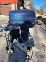 89 evinrude 30hp outboard tiller