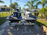 2018 and 2012 Yamaha VXR 1800 Jet Skis