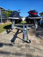 2018 and 2012 Yamaha VXR 1800 Jet Skis