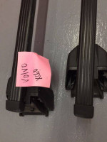 Cross Bars for Volvo XC60 Black. Roof Rails.