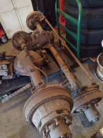 Front and rear differentials + 8 lug wheels.