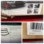 Like New . OTOEZ Universal Car Front bumper Lip-Spoiler Protector.