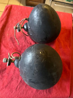 Pair of Antique Car Headlights 30’s 40’s Chevy Ford Dodge Ratrod
