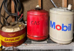 Vintage 5 Gallon Red Gas Can