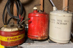 Vintage 5 Gallon Red Gas Can