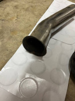 Tailpipe turndown - Chrome Flaired