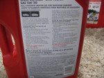 Shell Rotella Gas Truck Motor Oil 5W20 Full Synthetic Oil