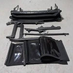 Jeep Wrangler Black Premium Sunrider complete Soft Top kit w/Folding f