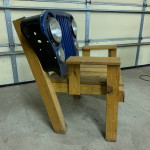 Jeep CJ Grille Chair. Custom Made