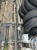 Trailer axle slightly bent