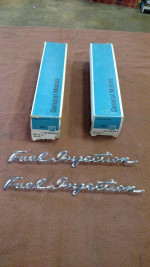1958-61 Corvette F. I. Emblems
