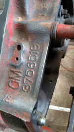 1961- 283 Engine w/ Corvette cast #