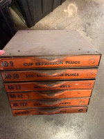 VINTAGE DORMAN HARDWARE DRAWERS BINS