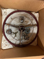 1946 1947 1948 MOPAR CHRYSLER FLUID DRIVE STEERING WHEEL & HORN RING