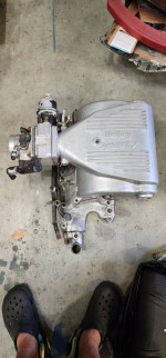 1987-1993 Mustang Holley SystemMAX intake.