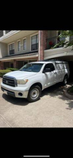 Aluminum work Camper  for  Toyota Tundra  8 ft bed