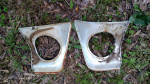 1962 Impala rear tail light bezels