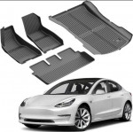 (7pc) Tesla WORFRIL Floor & Cargo Liner Mats