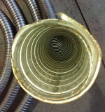 Walker Universal Exhaust Flex Pipe, 1.5" by 25 feet, almost unused