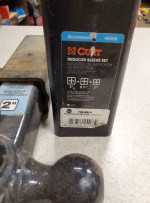 Tri ball hitch and reducer sleeve