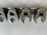 S.K  USA  11 piece 3/8" Drive Metric Flare Nut Crowfoot Wrench Set S-K