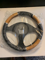 Allison Car Steering Wheel Cover 54-6606 NonSlip Wood Grip.