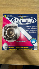 Dynamat sound deadener for car speaker
