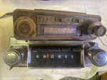 2 old car radios--D29