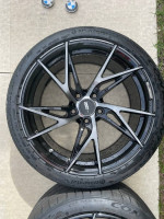 Brand new 5 x 120 19” wheel and tires