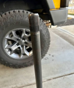 Jeep Wrangler JK Dana 44 rear axle drive shaft OEM