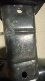 2021 VW Tiguan rear bumper reinforcement beam