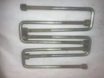 Chrome Leaf Spring Axle U-Bolts--D12