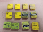 12- Vintage Original Equipment Buss and Littlefuse Fuse Packs