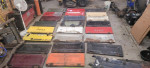 Jeep CJ tailgates OEM- approx 25 wall hangers to clean gates