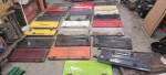 Jeep CJ tailgates OEM- approx 25 wall hangers to clean gates