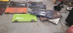Jeep CJ tailgates OEM- approx 25 wall hangers to clean gates