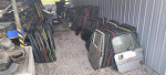 Jeep Cj/Yj Full steel doors- crank style and paddle handle