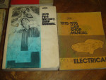 lot of 14 - 1970 to 1979 Car Truck Shop Repair Manuals manual