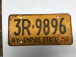 OLD NY LICENSE PLATES