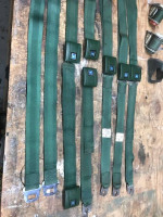 SET OF DARK GREEN SEATBELTS FOR GM A BODY