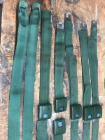 SET OF DARK GREEN SEATBELTS FOR GM A BODY