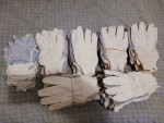 46 pair of work gloves/ 36 pair canvas with palm pad/ 10 pair non slip with nubs