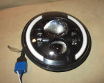 7" Round LED Headlights w/ Military Breather DOT SAE - New