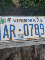 Original Virginia 1973 Matching Plates from a Mustang Mach 1