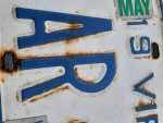 Original Virginia 1973 Matching Plates from a Mustang Mach 1